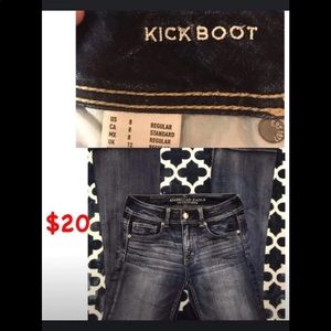 American Eagle Kick Boot jeans size 8